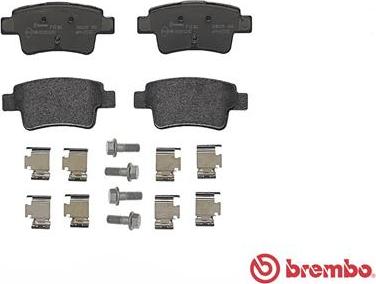 Brembo P 23 104 - Brake Pad Set, disc brake autospares.lv