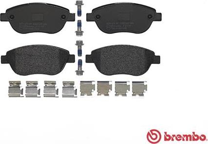 Brembo P 23 119 - Brake Pad Set, disc brake autospares.lv