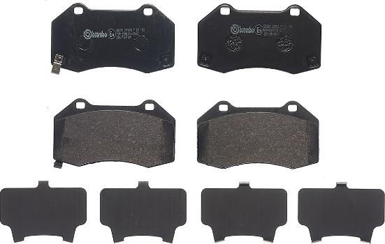 Brembo P 23 182 - Brake Pad Set, disc brake autospares.lv