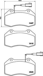 Brembo P 23 139 - Brake Pad Set, disc brake autospares.lv