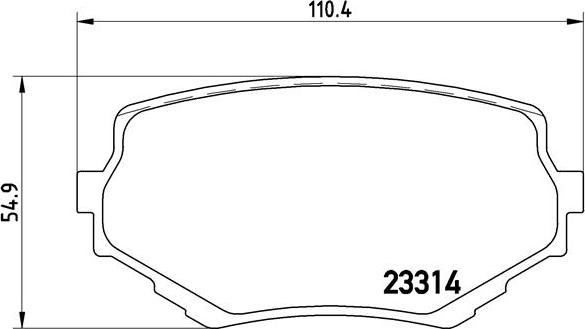 Brembo P 79 009 - Brake Pad Set, disc brake autospares.lv