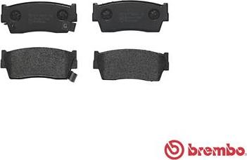 Brembo P 79 006 - Brake Pad Set, disc brake autospares.lv