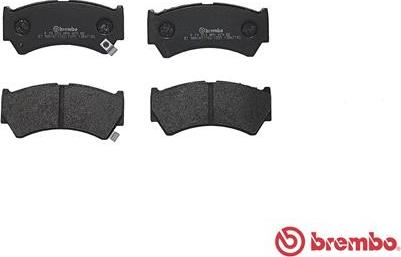 Brembo P 79 013 - Brake Pad Set, disc brake autospares.lv