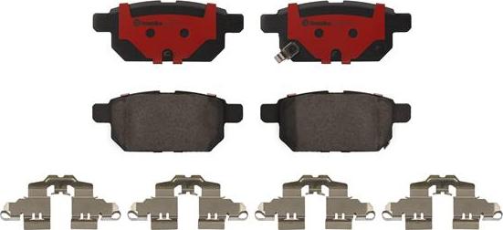 Brembo P79029N - Brake Pad Set, disc brake autospares.lv