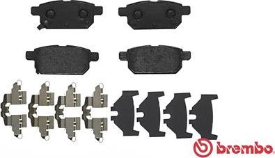 Brembo P 79 029 - Brake Pad Set, disc brake autospares.lv