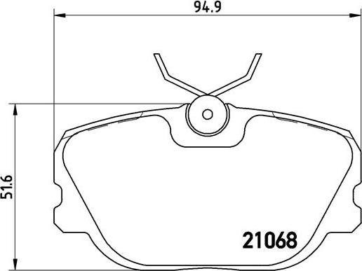 Brembo P 71 004 - Brake Pad Set, disc brake autospares.lv