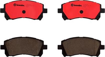 Brembo P78010N - Brake Pad Set, disc brake autospares.lv