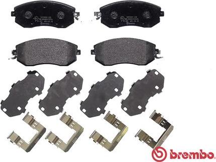 Brembo P 78 021 - Brake Pad Set, disc brake autospares.lv