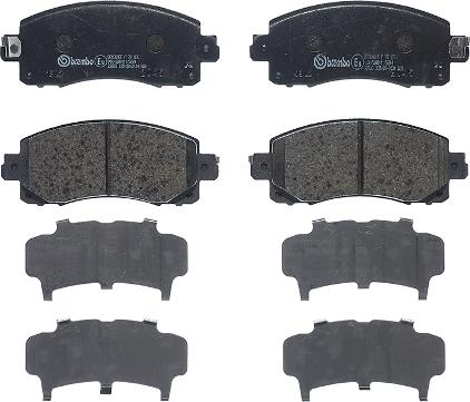 Brembo P 78 028 - Brake Pad Set, disc brake autospares.lv