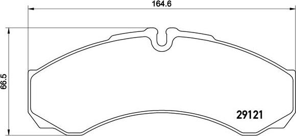 Brembo P A6 017 - Brake Pad Set, disc brake autospares.lv