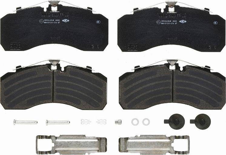 Brembo P B4 401S - Brake Pad Set, disc brake autospares.lv