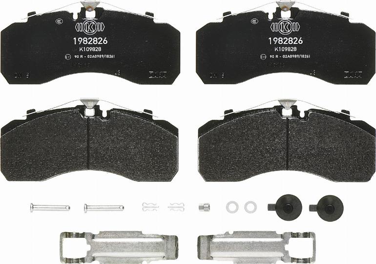 Brembo P B4 601S - Brake Pad Set, disc brake autospares.lv