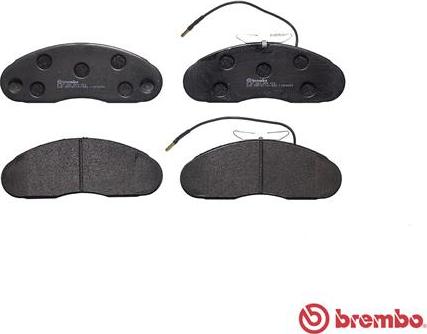 Brembo P B7 002 - Brake Pad Set, disc brake autospares.lv