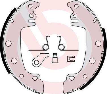 Brembo S 68 528 - Brake Shoe Set autospares.lv