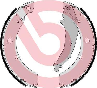 Brembo S 85 544 - Brake Shoe Set autospares.lv