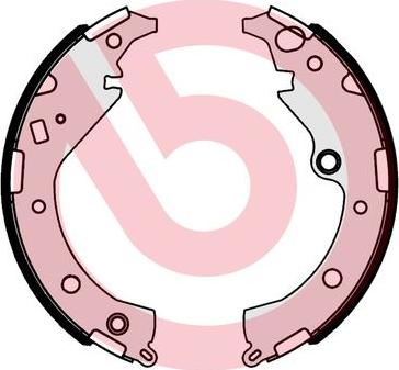 Brembo S 83 567 - Brake Shoe Set autospares.lv