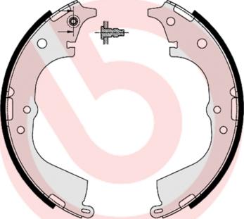 Brembo S 83 537 - Brake Shoe Set autospares.lv