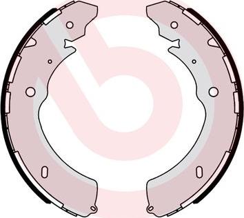 Brembo S 34 508 - Brake Shoe Set autospares.lv