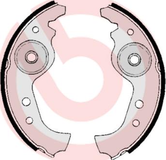 Brembo S 23 501 - Brake Shoe Set autospares.lv