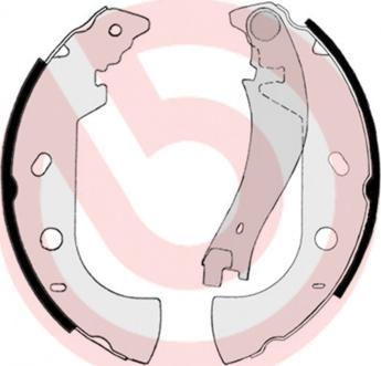 Brembo S 23 514 - Brake Shoe Set autospares.lv