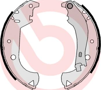 Brembo S 23 524 - Brake Shoe Set autospares.lv