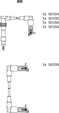 Bremi 426 - Ignition Cable Kit autospares.lv