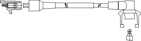 Bremi 698E85 - Ignition Cable autospares.lv