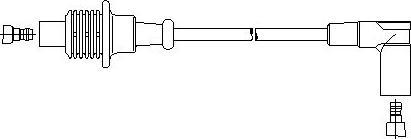 Bremi 668/80 - Ignition Cable autospares.lv