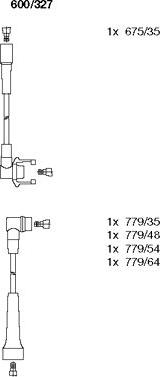 Bremi 600/327 - Ignition Cable Kit autospares.lv