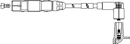 Bremi 192/69 - Ignition Cable autospares.lv