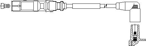 Bremi 162E27 - Ignition Cable autospares.lv