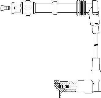 Bremi 106/85 - Ignition Cable autospares.lv