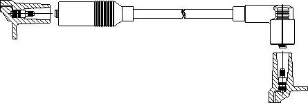 Bremi 115/55 - Ignition Cable autospares.lv