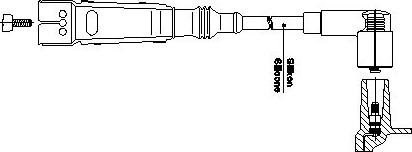 Bremi 111A47 - Ignition Cable autospares.lv