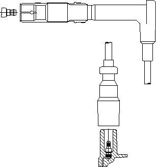 Bremi 187/45 - Ignition Cable autospares.lv