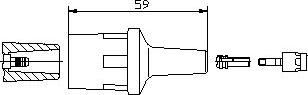Bremi 13551 - Plug, coil autospares.lv