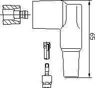 Bremi 132/55 - Plug, distributor autospares.lv