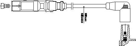 Bremi 1A32/25 - Ignition Cable autospares.lv