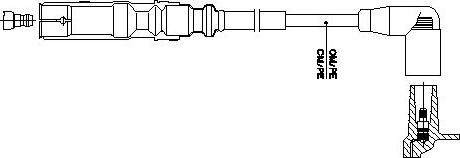 Bremi 1A23E65 - Ignition Cable autospares.lv