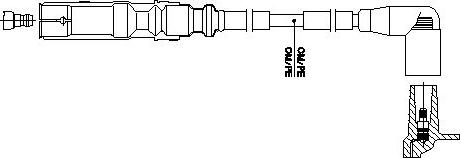 Bremi 1A23F61 - Ignition Cable autospares.lv