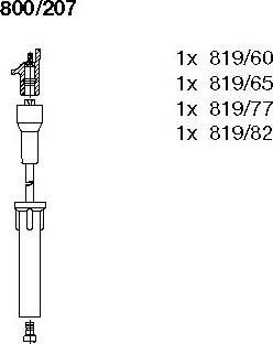 Bremi 800/207 - Ignition Cable Kit autospares.lv