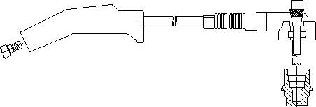 Bremi 816E95 - Ignition Cable autospares.lv