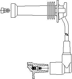 Bremi 8A17/32 - Ignition Cable autospares.lv