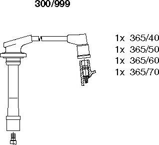 Bremi 300/999 - Ignition Cable Kit autospares.lv