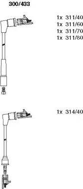 Bremi 300/433 - Ignition Cable Kit autospares.lv
