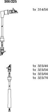 Bremi 300/225 - Ignition Cable Kit autospares.lv