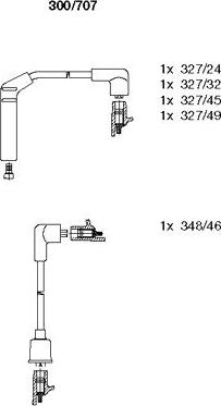 Bremi 300/707 - Ignition Cable Kit autospares.lv
