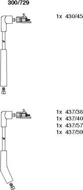 Bremi 300/729 - Ignition Cable Kit autospares.lv