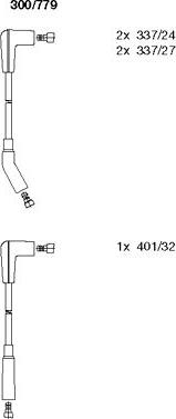 Bremi 300/779 - Ignition Cable Kit autospares.lv