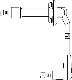 Bremi 3A44E43 - Ignition Cable autospares.lv